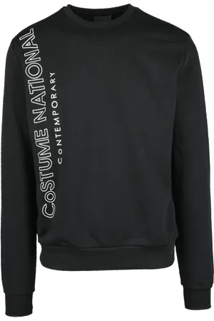 Costume National Strik, Herre, Sort, S, Bomuld, Moderne Bomulds Sweatshirt