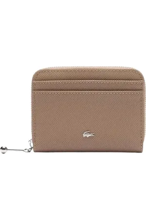 Lacoste Tilbehør, Dame, Brun, ONE SIZE, By Daglig Pung Kortholder Krokodille