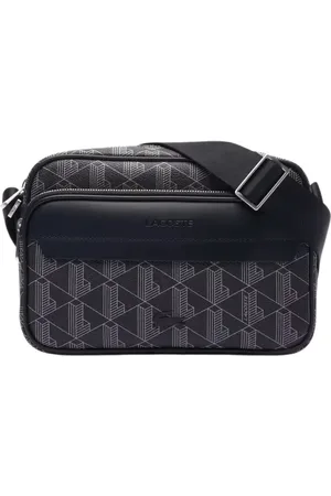 Lacoste Taske, Herre, Grå, ONE SIZE, Uld, Kornet Tekstur Bland Skuldertaske