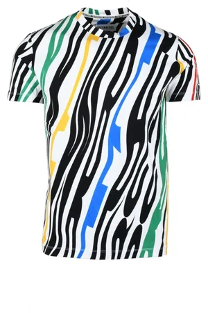 Bikkembergs Top, Herre, Flerfarvet, S, Bomuld, Bomuld Elastan T-shirt