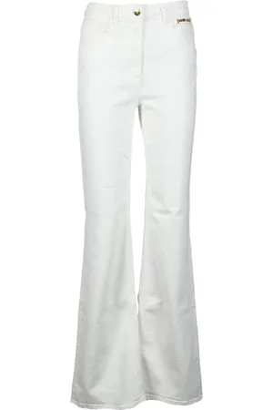 Elisabetta Franchi Jeans, Dame, Hvid, W26, Bomuld, Jeans