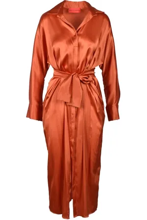 FARFETCH Kjole, Dame, Brun, S, Cashmere, Dametøj