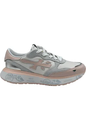 Premiata Sko, Dame, Lyserød, 37 EU, Læder, Rosa Blonder Sneakers Urban Stil