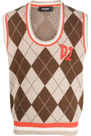 Dsquared2 Strik, Herre, Flerfarvet, S, Uld, Multifarvede Sweaters til Mænd