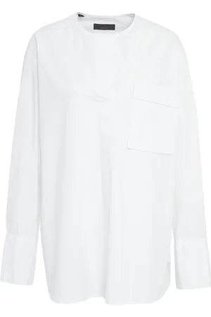 Peuterey Bluser & Skjorter, Dame, Hvid, S, Uld, Hvid Skjorte 