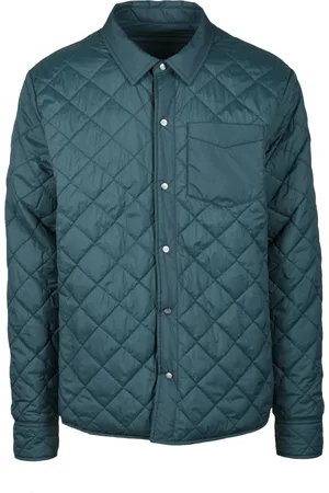 HUSKY Jakke, Herre, Grøn, S, Polyester, Quiltet polyesterjakke med trykknaplukning