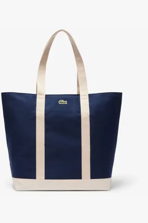 Lacoste Taske, Dame, Blå, ONE SIZE, Uld, Roland Garros Tennis Inspireret Shopping Taske
