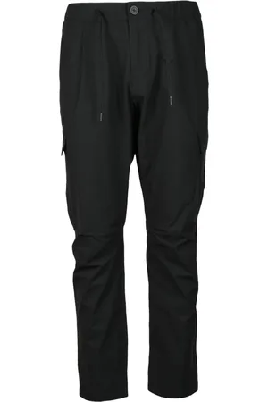 HERNO Bukser, Herre, Sort, M, Polyester, Cargo Elastisk Talje Lynlås Bukser