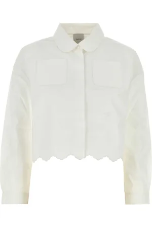 Patou Bluser & Skjorter, Dame, , S, Hvid Poplin Skjorte