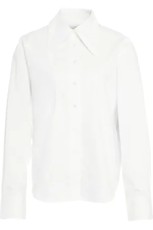 Herskind Bluser & Skjorter, Dame, Hvid, S, Uld, Hvid Poplin Skjorte Dara Stil
