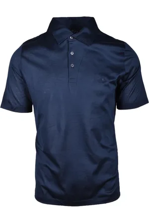 BALLANTYNE Top, Herre, Blå, M, Bomuld, Polo