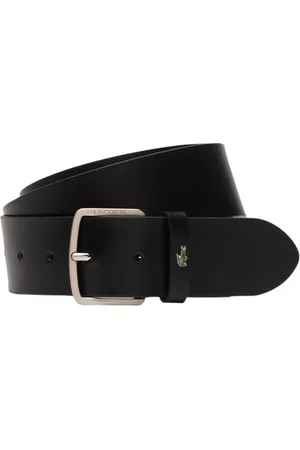Lacoste Tilbehør, Dame, Sort, ONE SIZE, Læder, Core Collection Herre Bælte Sort