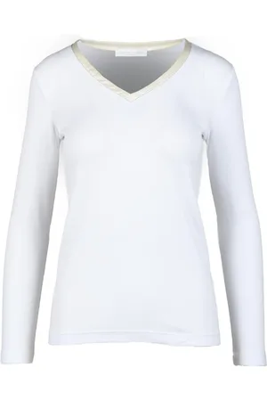 Fabiana Filippi Top, Dame, Hvid, 2XS, Bomuld, Tshirt