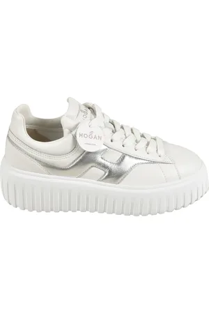Hogan Sko, Dame, Hvid, 39 1/2 EU, Afslappede Sneakers