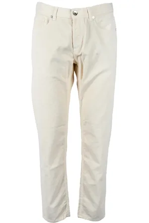 ELEVENTY Jeans, Herre, Hvid, W38, Bomuld, Bomuld Blandet Afslappet Bukser