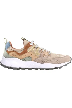 Flower Mountain Sko, Herre, Flerfarvet, 40 EU, Multifarvet Ruskind Trekking Sneakers