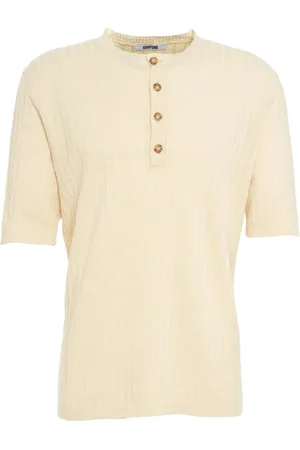 Mauro Grifoni Top, Herre, , XL, Bomuld, Strikvarer Kortærmet Sweater