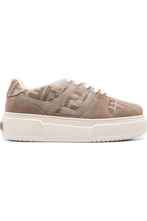 Fendi Sko, Dame, , 38 1/2 EU, Uld, Stilfulde Sneakers