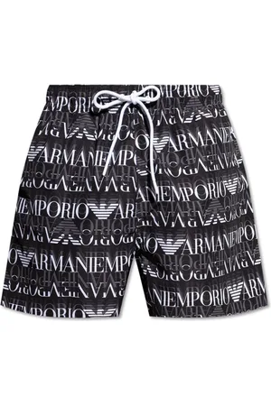 EA7 Badetøj, Herre, Sort, M, Uld, Badeshorts