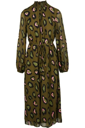 Essentiel Antwerp Kjole, Dame, Grøn, XS, Polyester, Kvinders Kjole i Polyester