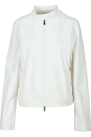 Ciesse Jakke, Dame, Hvid, XL, Uld, Bikerjakke med lynlås og lommer