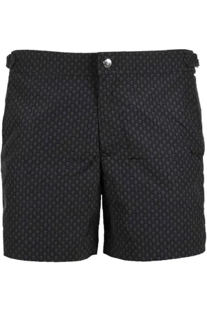 Alexander McQueen Badetøj, Herre, Sort, M, Uld, Elegant Kostume i Polyamid Stof