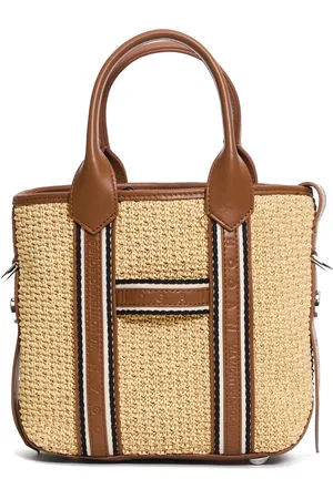 Hogan Taske, Dame, , ONE SIZE, Uld, Skuldertaske Elegant Raffiadesign