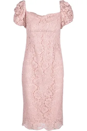 Pinko Kjole, Dame, Lyserød, S, Bomuld, Elegant kjole i forskellige materialer