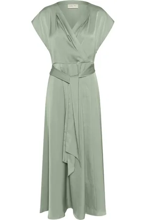 Cream Kjole, Dame, Grøn, 3XL, Elegant Crnoretta Kjole Dyb Lichen Grøn