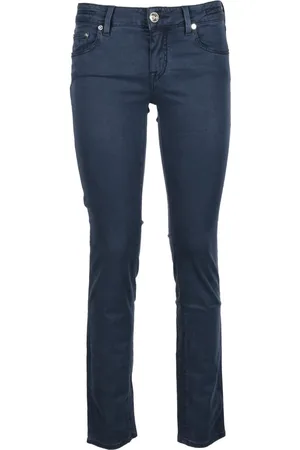 Jacob Cohen Jeans, Dame, Blå, W27, Bomuld, Lyocell Modal Bomuld Bland Jeans