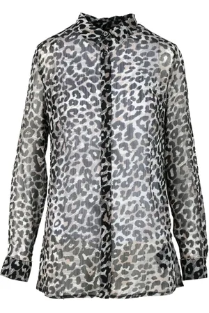 Guess Bluser & Skjorter, Dame, Sort, XS, Uld, Stilfuld Polyester Skjorte