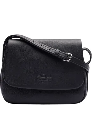 Lacoste Taske, Dame, Sort, ONE SIZE, Læder, City Court Crossbody Taske Sort