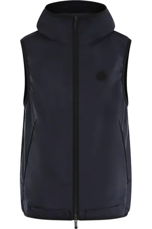 Moncler Jakke, Herre, Blå, XL, Blå Moretan Vest til Mænd