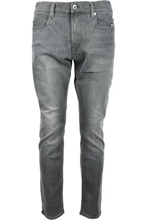 G-Star Jeans, Herre, Grå, W33, Bomuld, Slim-fit Jeans