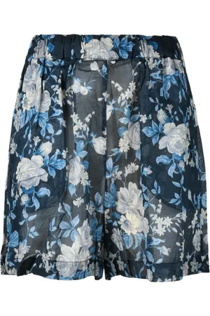 SEMICOUTURE Shorts, Dame, Blå, 2XS, Bomuld, Bomuldsshorts