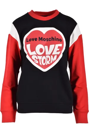 Moschino Sweathshirts & Hoodies, Dame, Flerfarvet, S, Bomuld, Maglia