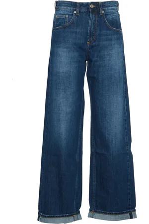 DEPARTMENT FIVE Jeans, Dame, Blå, W28, Denim, Klassiske Wide Leg Jeans