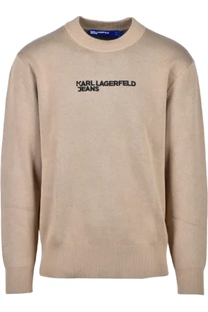 Karl Lagerfeld Strik, Herre, , XL, Bomuld, Jeans maglia