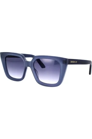 Dior Tilbehør, unisex, Blå, 53 MM, Uld, Midnight Square Blå Solbriller