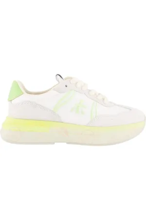 Premiata Sko, Dame, Hvid, 39 EU, Afslappede sneakers til kvinder