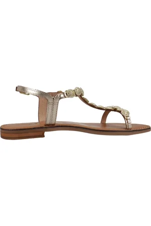 Geox Sko, Dame, Gul, 38 EU, Flade sandaler til kvinder