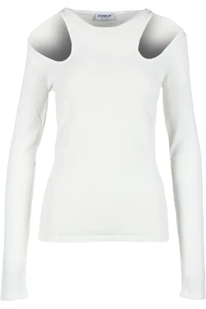 Dondup Top, Dame, Hvid, S, Uld, Maglia