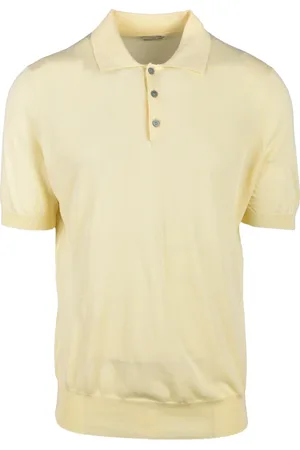 BALLANTYNE Top, Herre, Gul, XL, Bomuld, Polo
