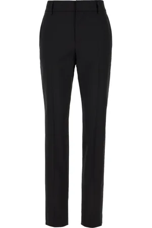 Brunello Cucinelli Bukser, Dame, Sort, L, Uld, Stilfulde bukser