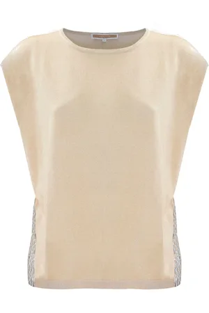 Kocca Bluser & Skjorter, Dame, , S, Pailletudsmykket kortærmet jumper