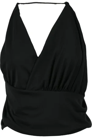 Dondup Top, Dame, Sort, S, Uld, Stilfuld Polyester Top