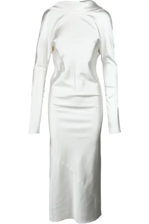Sportmax Kjole, Dame, Hvid, XS, Dametøj
