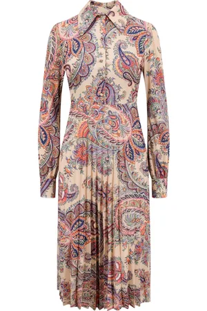 Etro Kjole, Dame, Flerfarvet, S, Uld, Shirt Dresses