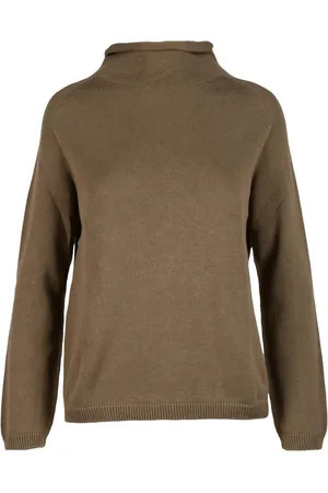 Max Mara Strik, Dame, Brun, S, Bomuld, Bomuld Strik Trøje