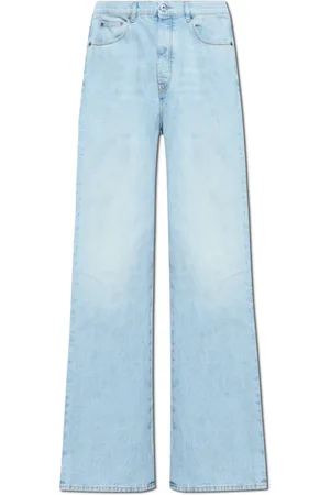 OFF-WHITE Jeans, Herre, Blå, W31, Denim, Jeans med logo